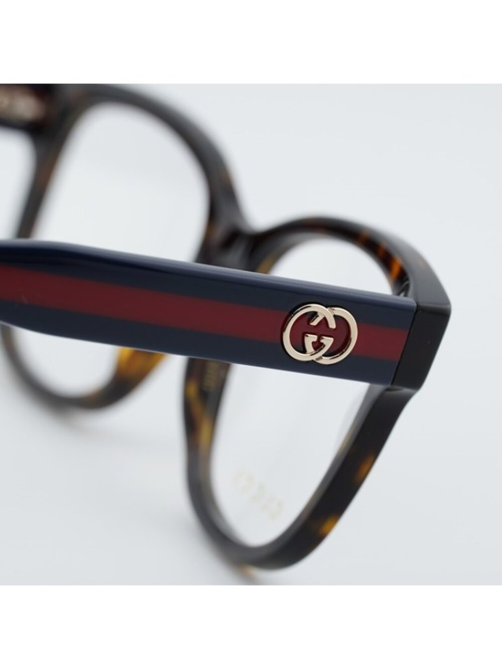 Gucci GG0038ONN 003 Eyeglasses Havana 54mm Square Frame - Picture 7 of 12